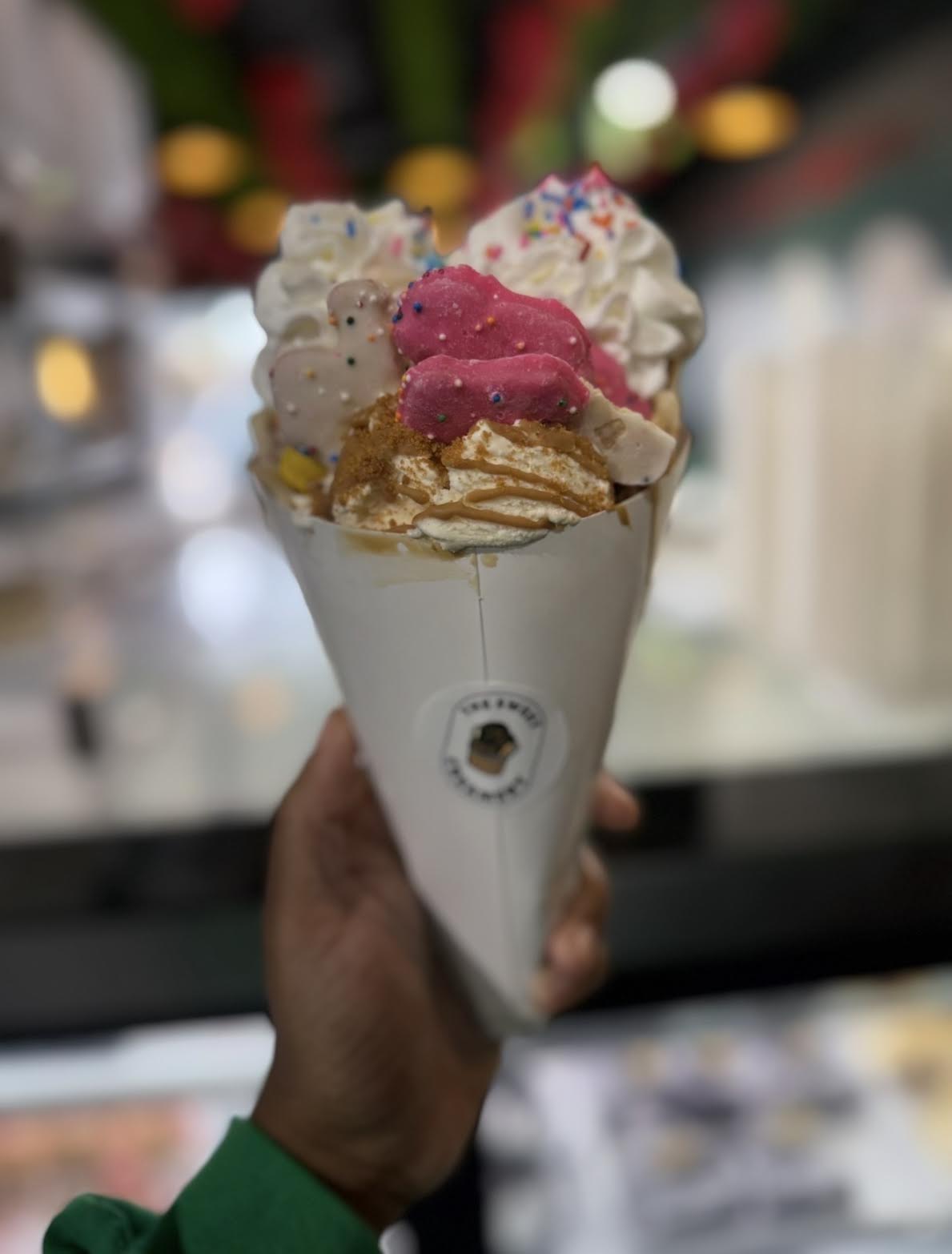 Party animal bubble waffle